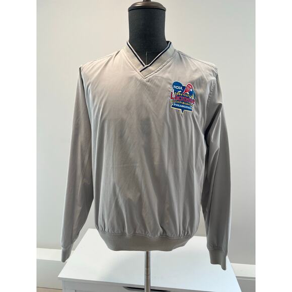 NEW NCAA 2006 Men's Lacrosse Philadelphia Pullover V-Neck Windbreaker Small JL - Picture 1 of 9